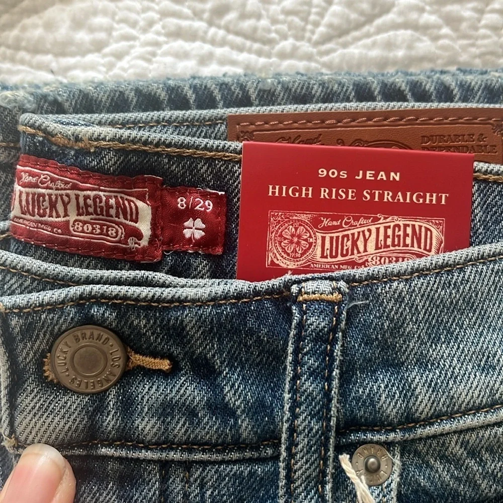 Lucky Brand Lucky Legend High Rise Straight 90s, Women’s Sz 8/29